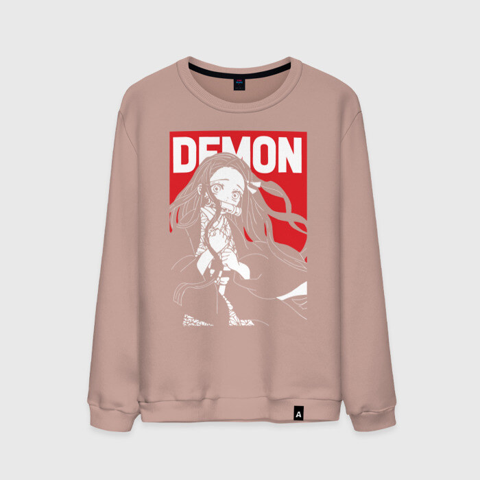 Мужской свитшот хлопок DEMON Kimetsu no Yaiba фото