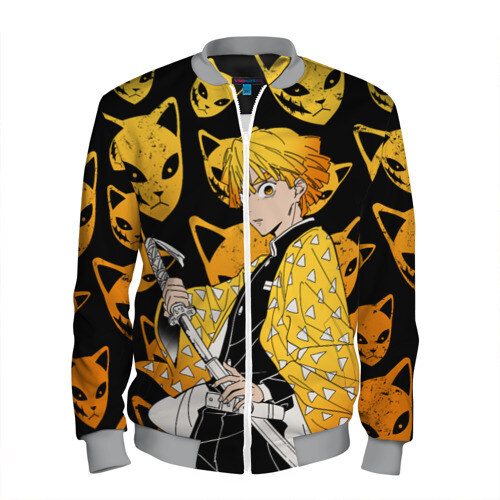 Мужской бомбер 3D ЗЕНИТЦУ КЛИНОК РАССЕКАЮЩИЙ фото