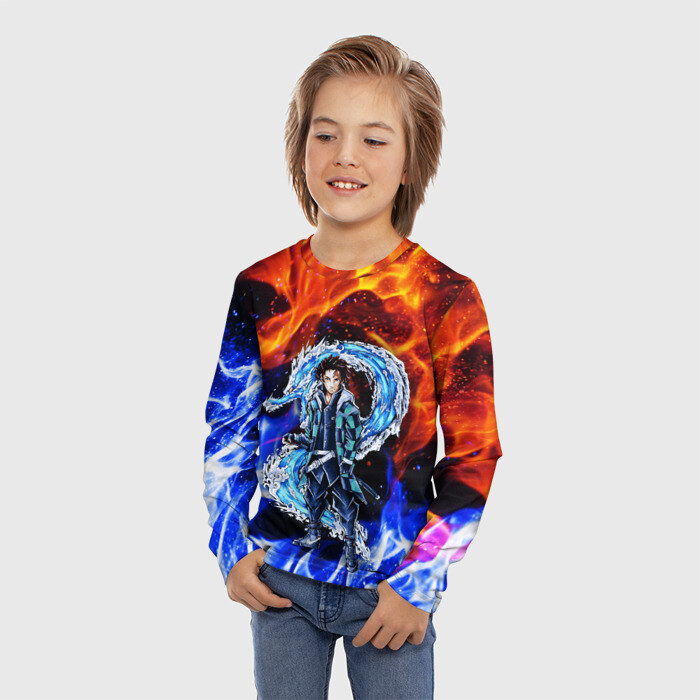 Детский лонгслив 3D ТАНДЖИРО фото