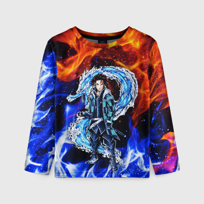 Детский лонгслив 3D ТАНДЖИРО фото
