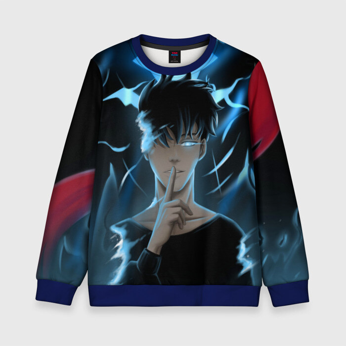 Детский свитшот 3D Solo leveling Manga фото
