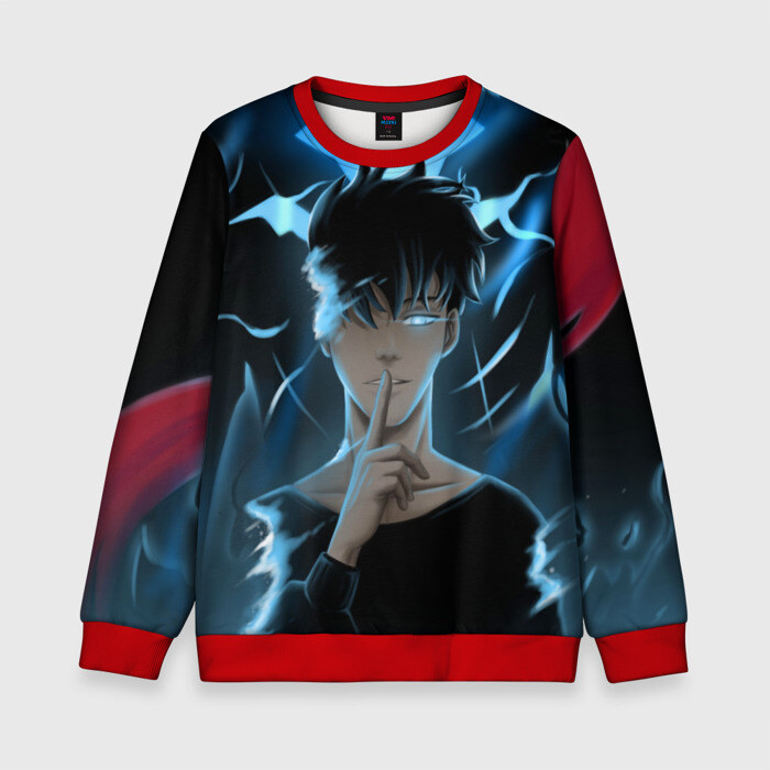 Детский свитшот 3D Solo leveling Manga фото