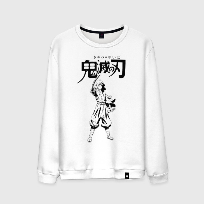 Мужской свитшот хлопок Клинок, рассекающий демонов | Kimetsu no Yaiba фото