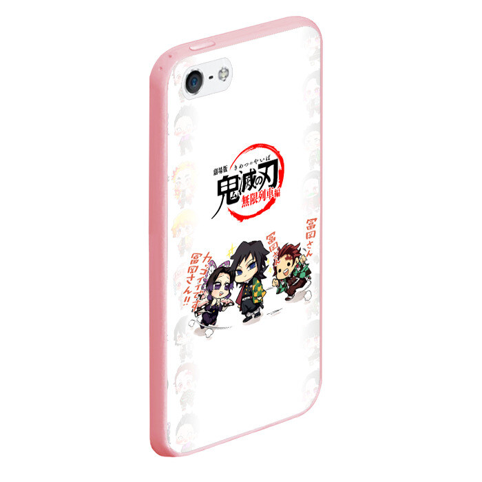Чехол для iPhone 5/5S матовый ПЕРСОНАЖИ Kimetsu no Yaiba фото