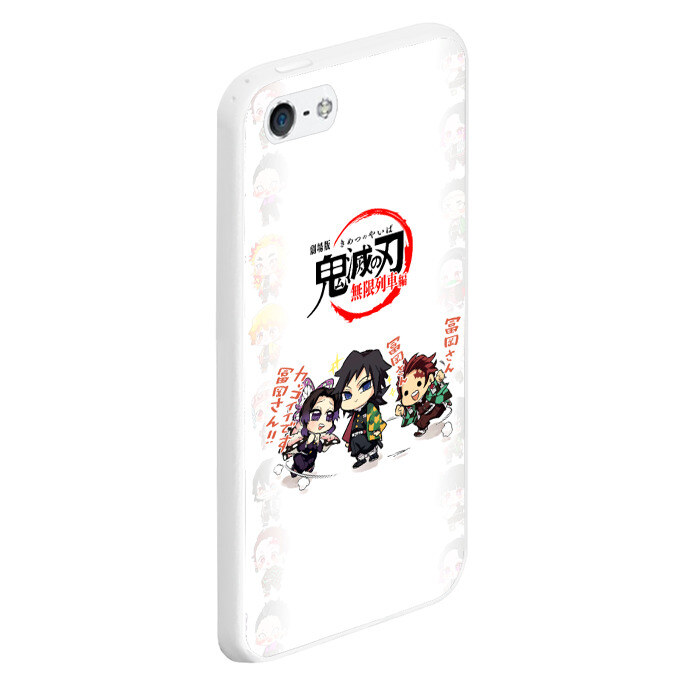 Чехол для iPhone 5/5S матовый ПЕРСОНАЖИ Kimetsu no Yaiba фото
