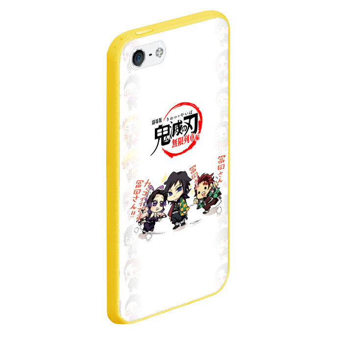 Чехол для iPhone 5/5S матовый ПЕРСОНАЖИ Kimetsu no Yaiba фото