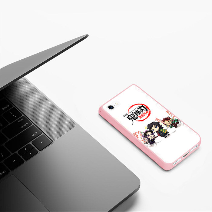 Чехол для iPhone 5/5S матовый ПЕРСОНАЖИ Kimetsu no Yaiba фото