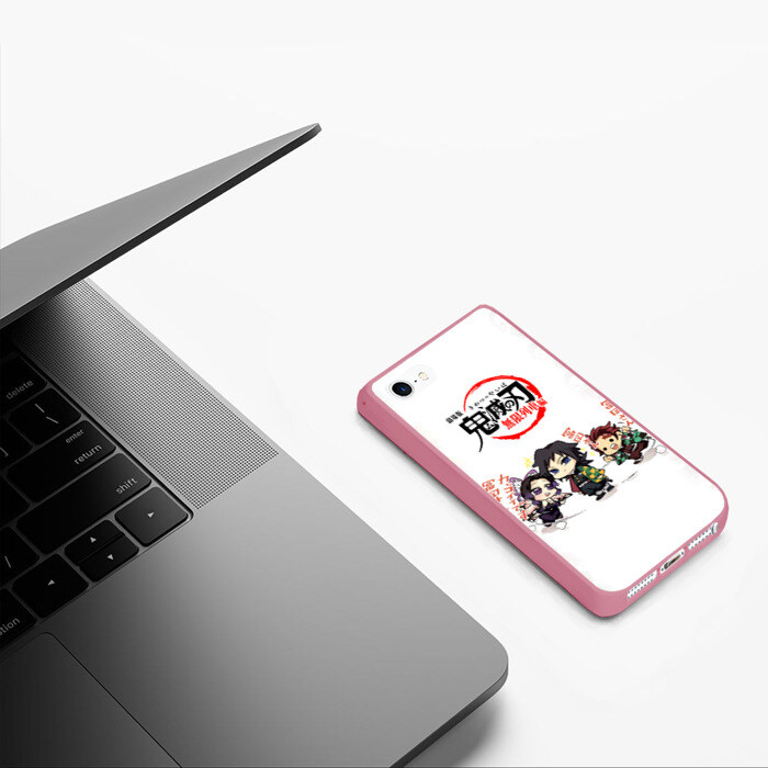 Чехол для iPhone 5/5S матовый ПЕРСОНАЖИ Kimetsu no Yaiba фото