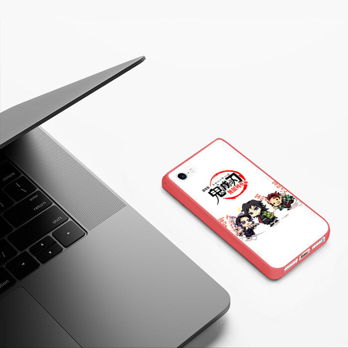 Чехол для iPhone 5/5S матовый ПЕРСОНАЖИ Kimetsu no Yaiba фото