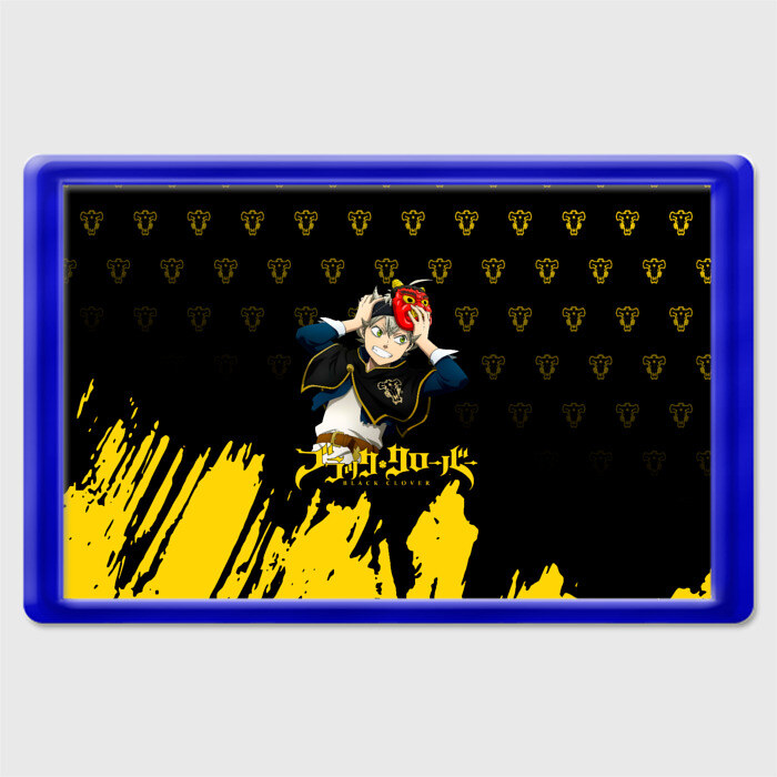 Магнит 45*70 Аста в маске демона Чёрный Клевер фото