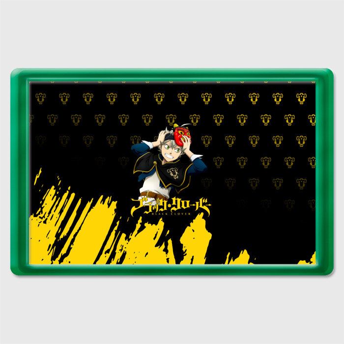 Магнит 45*70 Аста в маске демона Чёрный Клевер фото