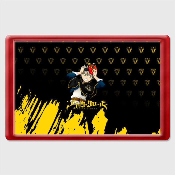 Магнит 45*70 Аста в маске демона Чёрный Клевер фото