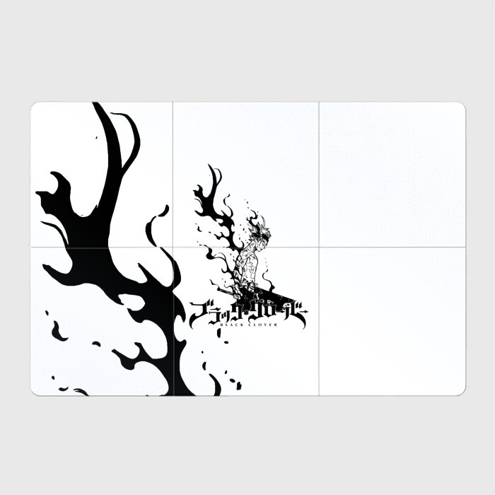 Магнитный плакат 3Х2 Черный Аста | Черный Клевер фото