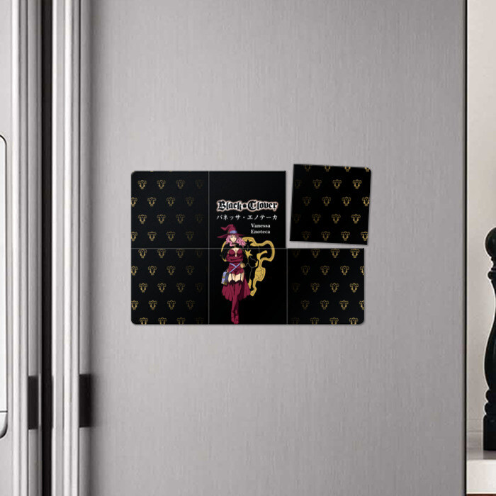 Магнитный плакат 3Х2 Ванесса Энотека | Черный Клевер фото