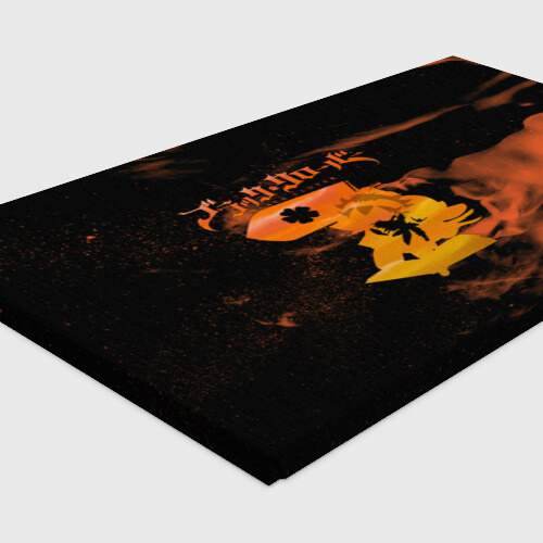 Холст прямоугольный Чёрный клевер удар Аста мечом фото