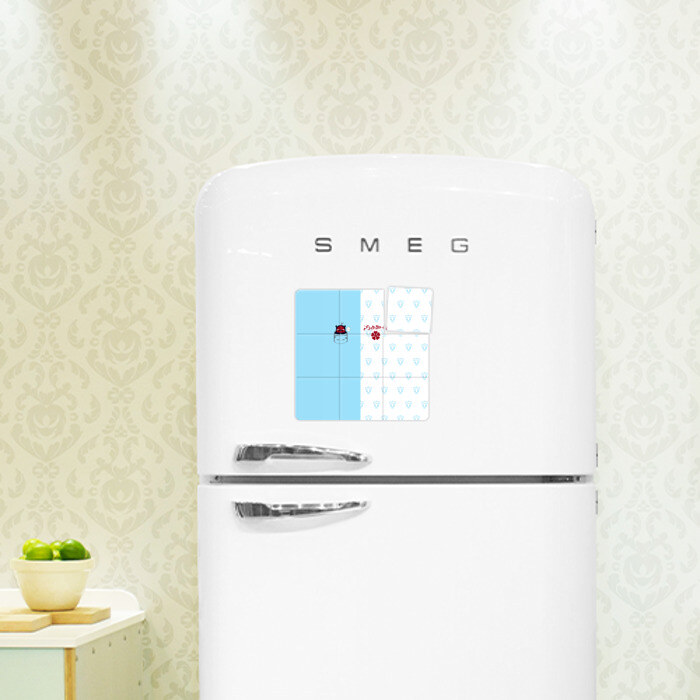 Магнитный плакат 3Х3 Чёрный клевер Неро в кармашке фото