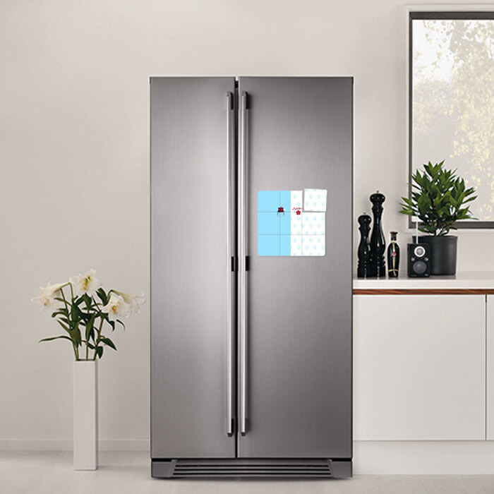 Магнитный плакат 3Х3 Чёрный клевер Неро в кармашке фото