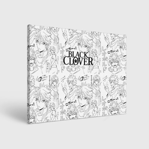 Холст прямоугольный Чёрный клевер образы Юно фото