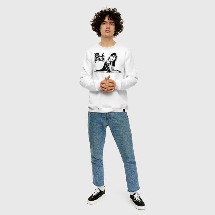 Мужской свитшот хлопок Портгас Д. Эйс - Луффи | One Piece фото