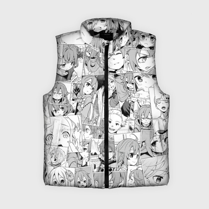Женский жилет утепленный 3D Реинкарнация безработного паттерн фото